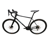 Nordest Super Albarda Carbono Gravel Bike - GRX 2x10 - Negro/Gris Mate, ML