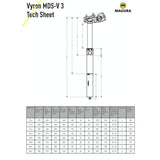 Magura Vyron Sattelstütze MDS-V.3 150mm Hub 31,6mm
