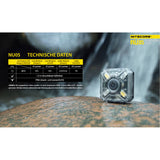 Nitecore NU05 V2 KIT - USB-C, 40 Lumen