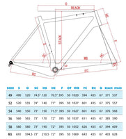 1080 GRVL2 Gravel Bike - Rahmengröße 54 - black/orange