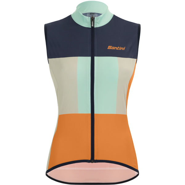 santini fahrradbekleidung damen Santini Nebula Terranova Weste, Damen, blau – Idobike
