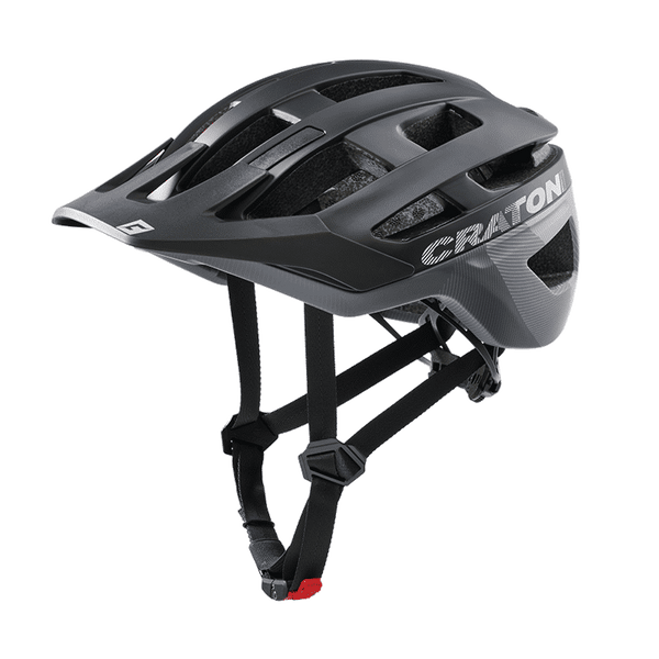 Cratoni Allrace MTB Helm, Größe S/M (52-57cm), schwarz/grau matt