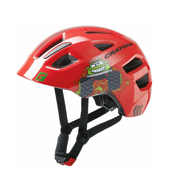 Cratoni Maxster Kinderhelm, Truck/rot glanz – Idobike