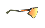 Rudy Project Defender Brille - Stripes Black Matte/Black - Multilaser Orange
